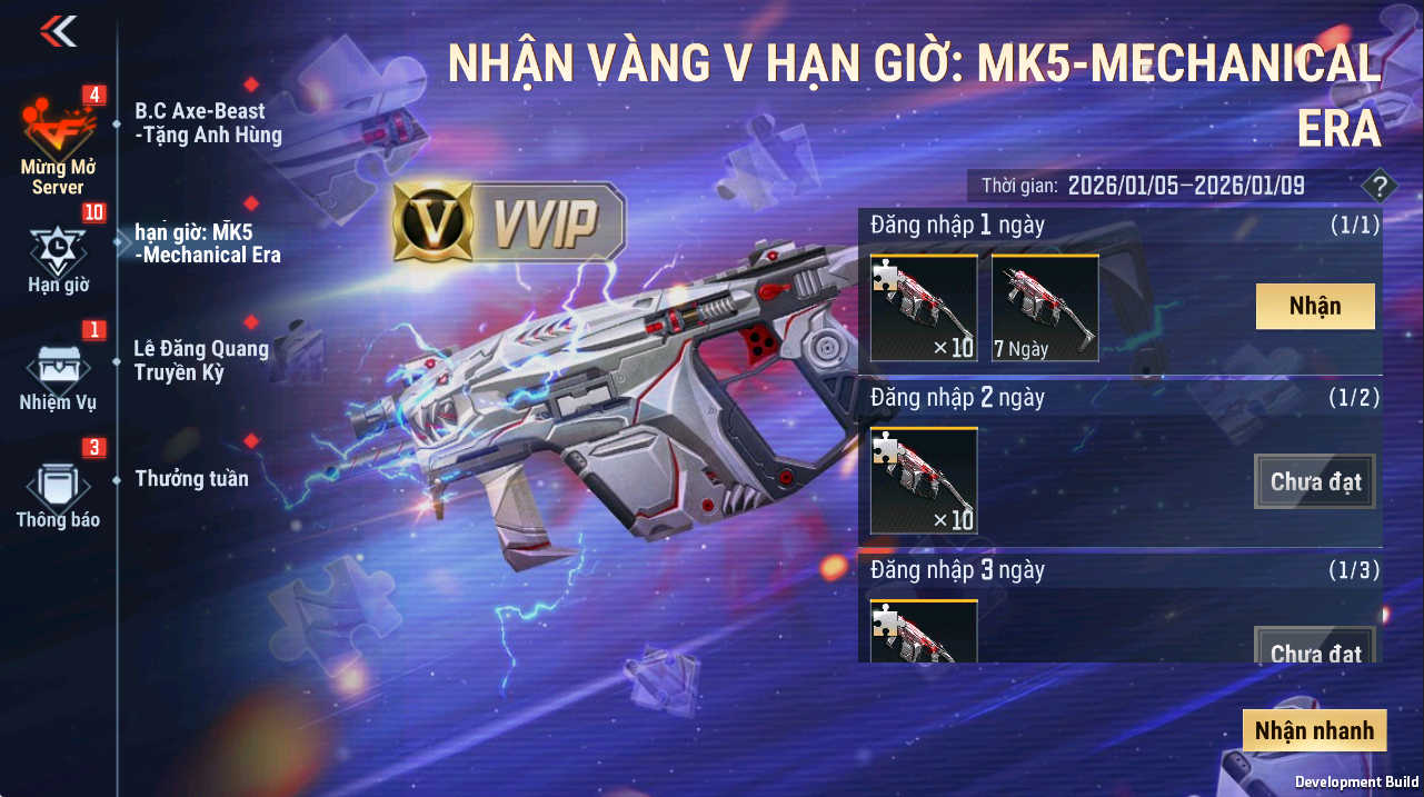 SỰ KIỆN NHẬN MK5-MECHANICAL ERA