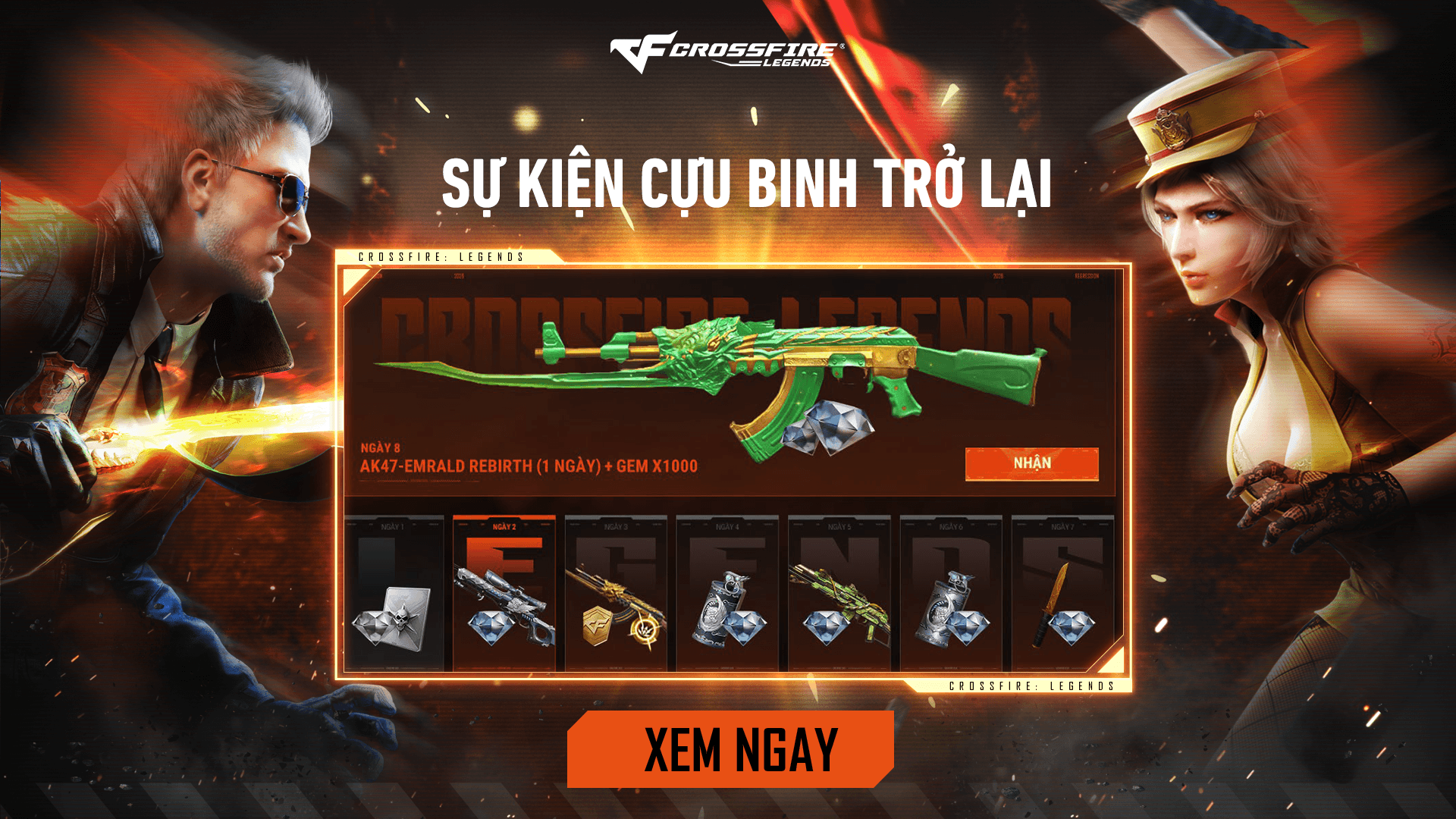 SỰ KIỆN CỰU BINH TRỞ LẠI – QUÀ VỀ NGẬP KHO, CHIẾN NGAY KHÔNG CHỜ!