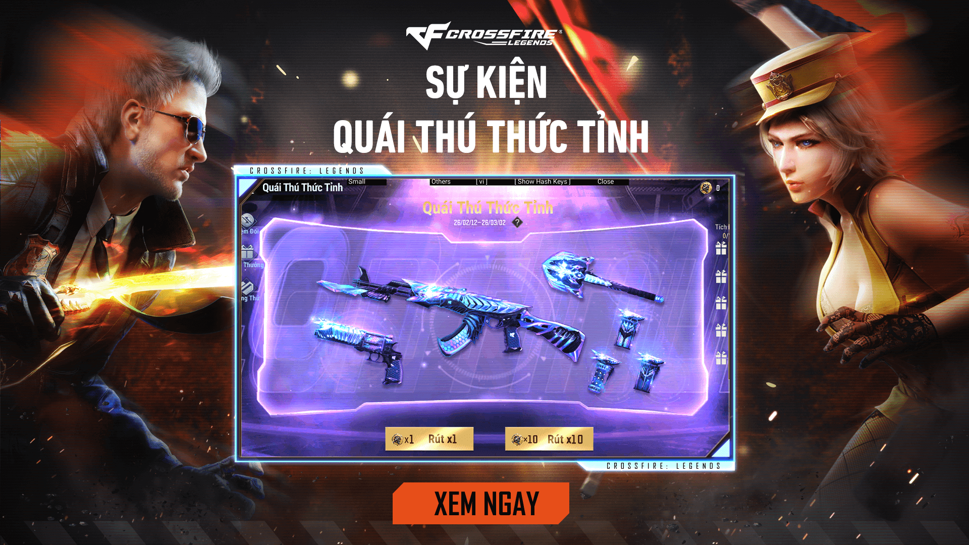 SỰ KIỆN QUÁI THÚ THỨC TỈNH