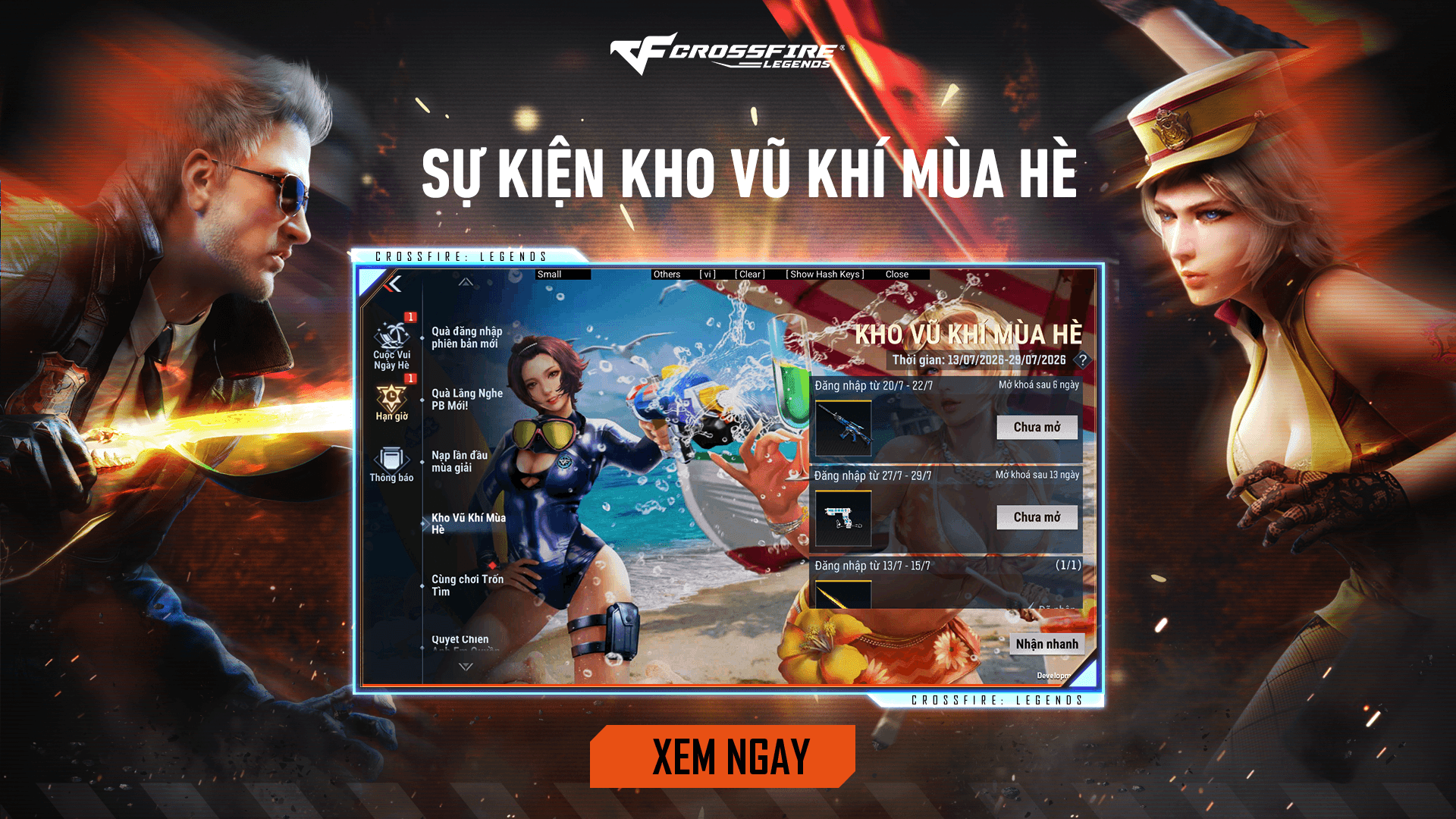 SỰ KIỆN KHO VŨ KHÍ MÙA HÈ