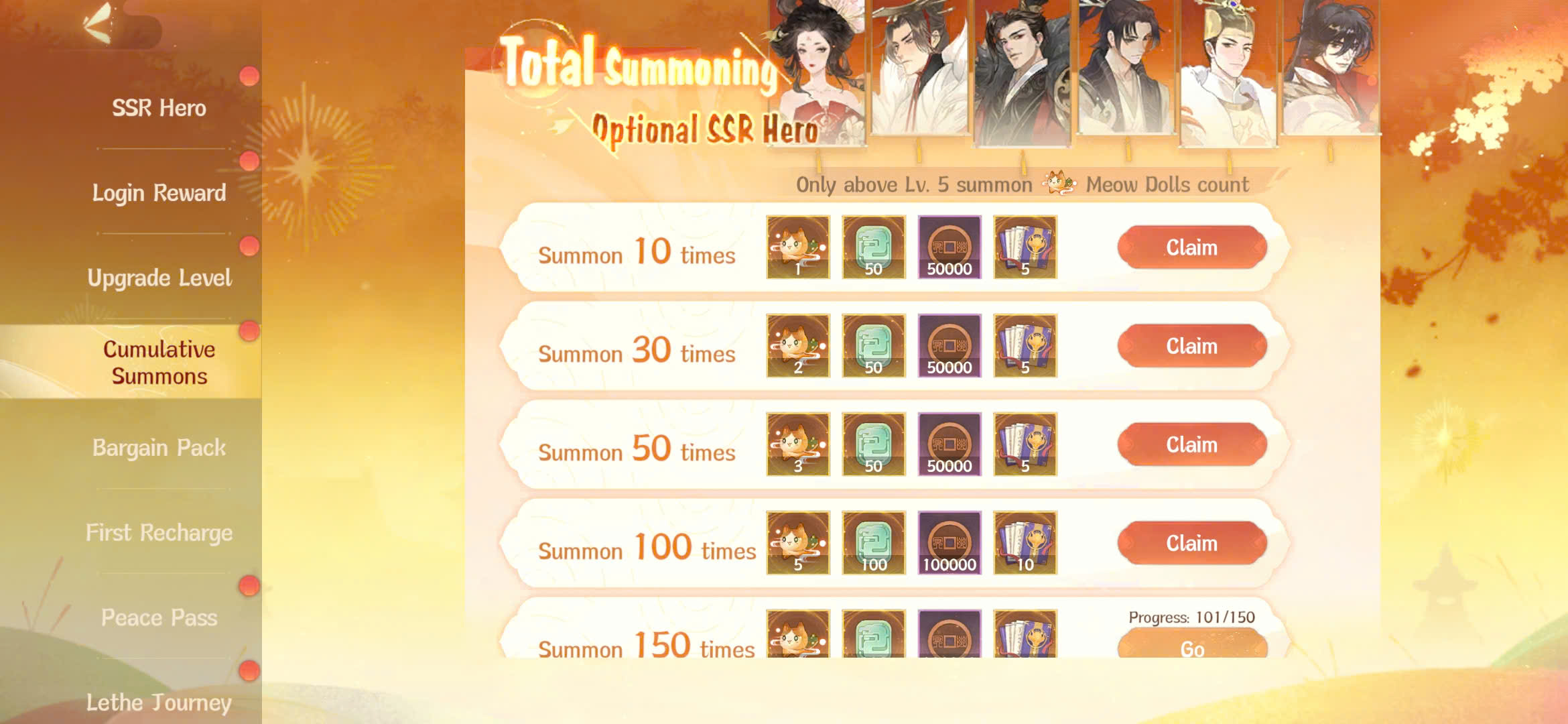 Summon Milestones