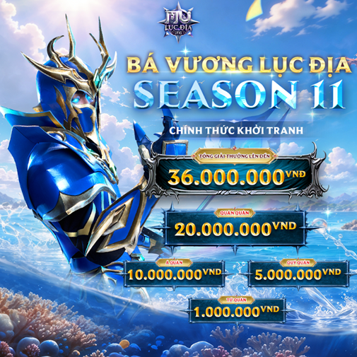 Chính Thức Khai Mở: Bá Vương Lục Địa - Mùa 11