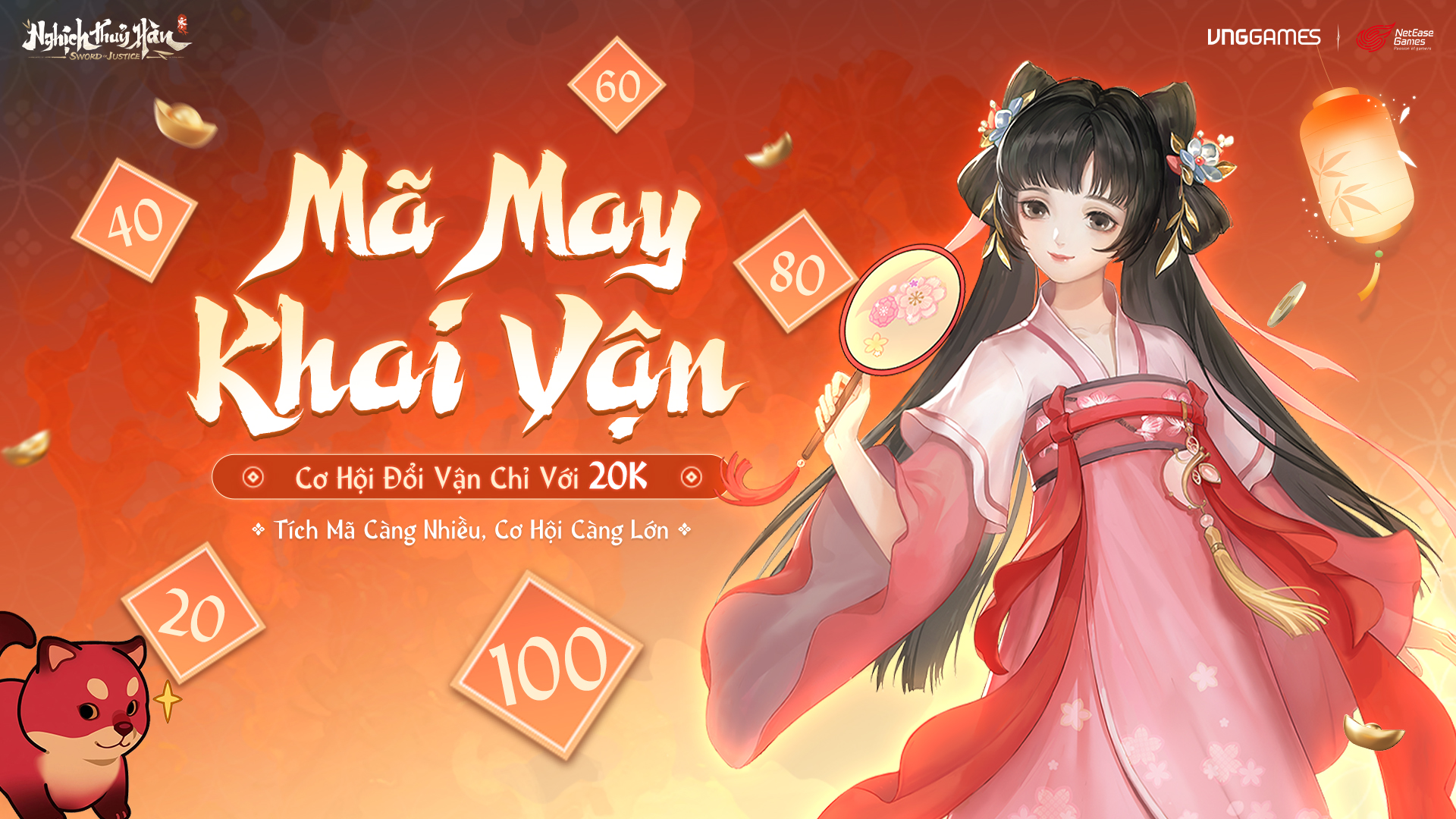 THỂ LỆ SỰ KIỆN MÃ MAY KHAI VẬN