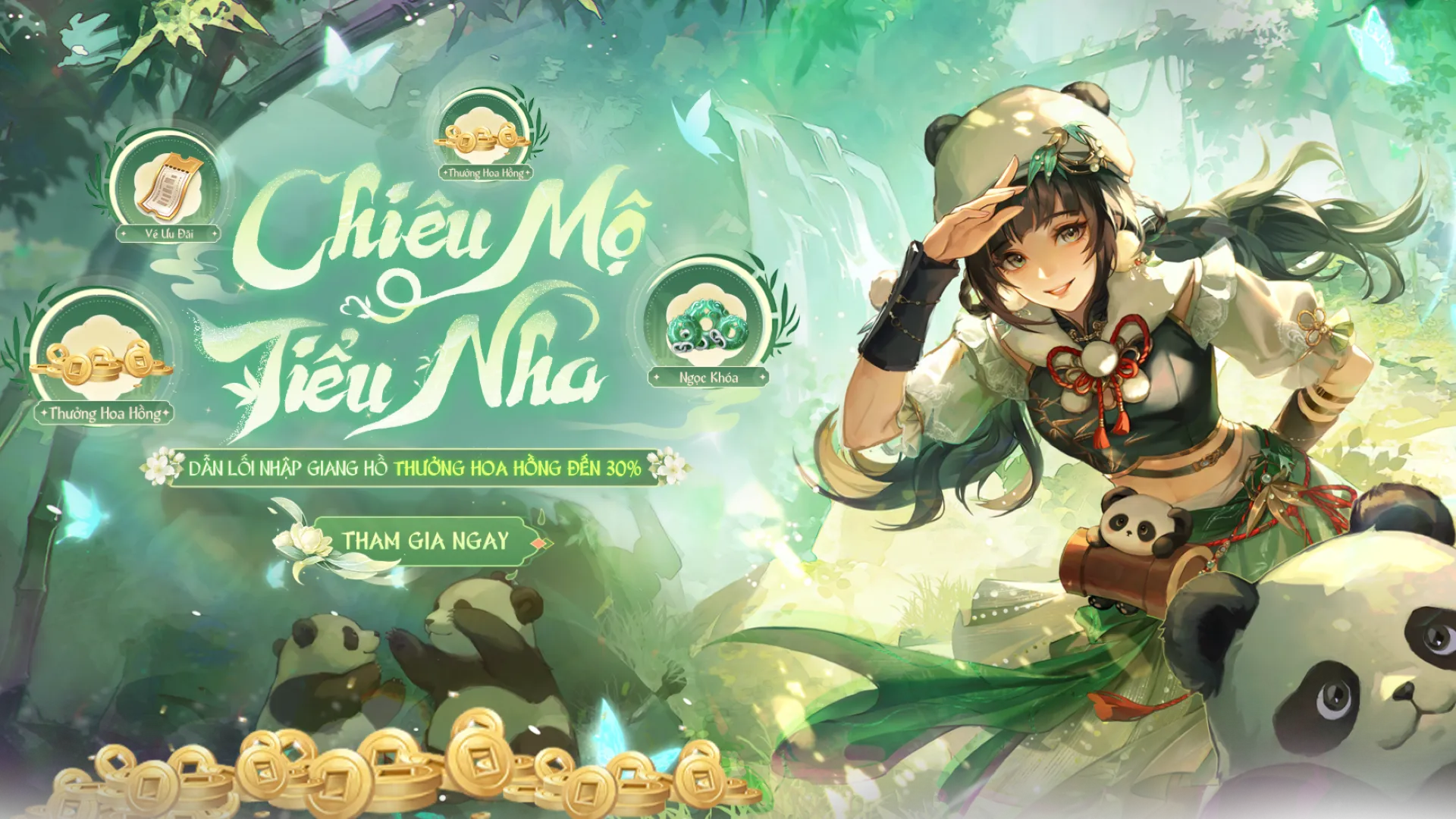 TRANG SỰ KIỆN CHIÊU MỘ TIỂU NHA NHẬN HOA HỒNG HẤP DẪN