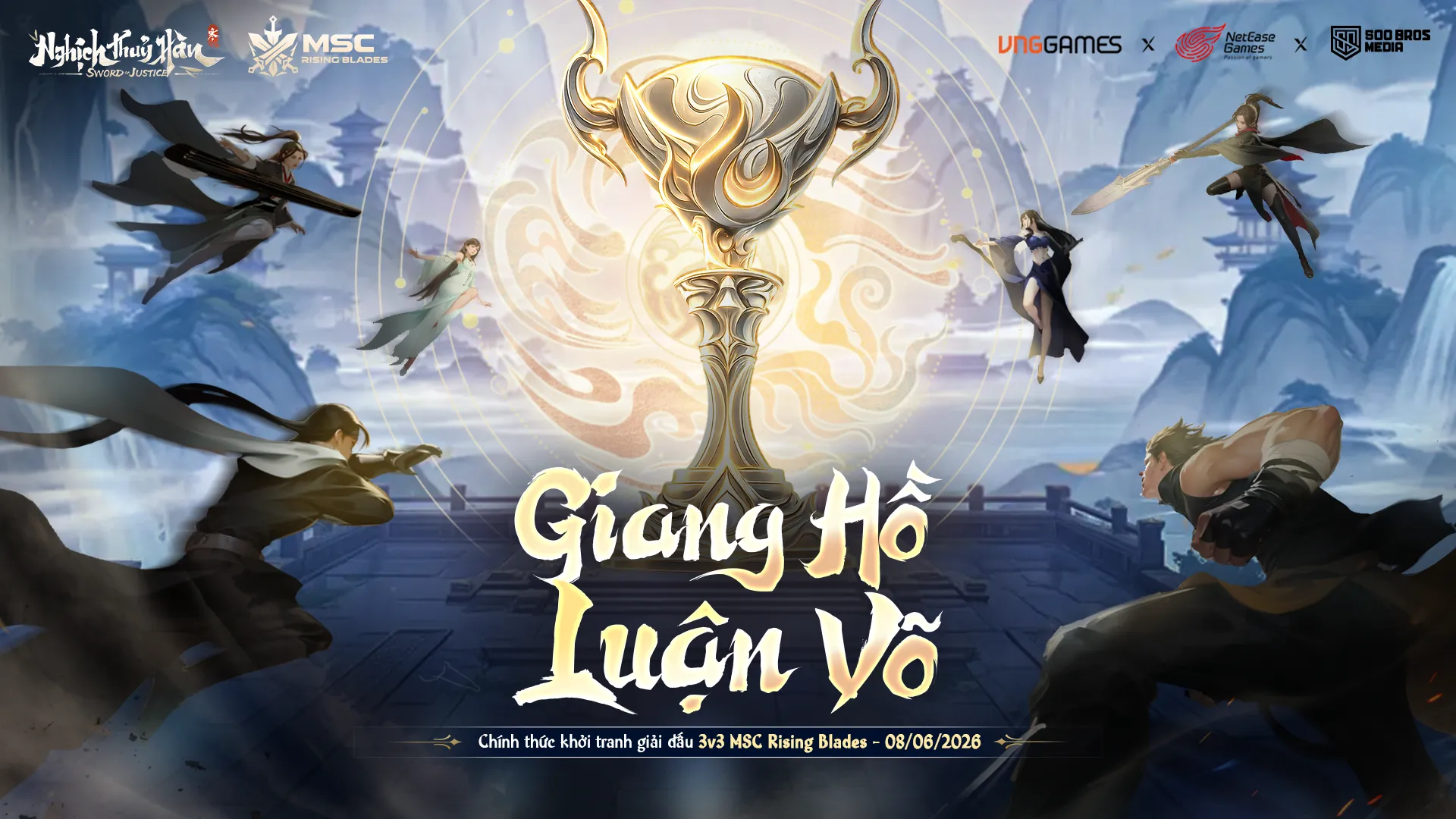 GIẢI ĐẤU 3V3 GIANG HỒ LUẬN VÕ