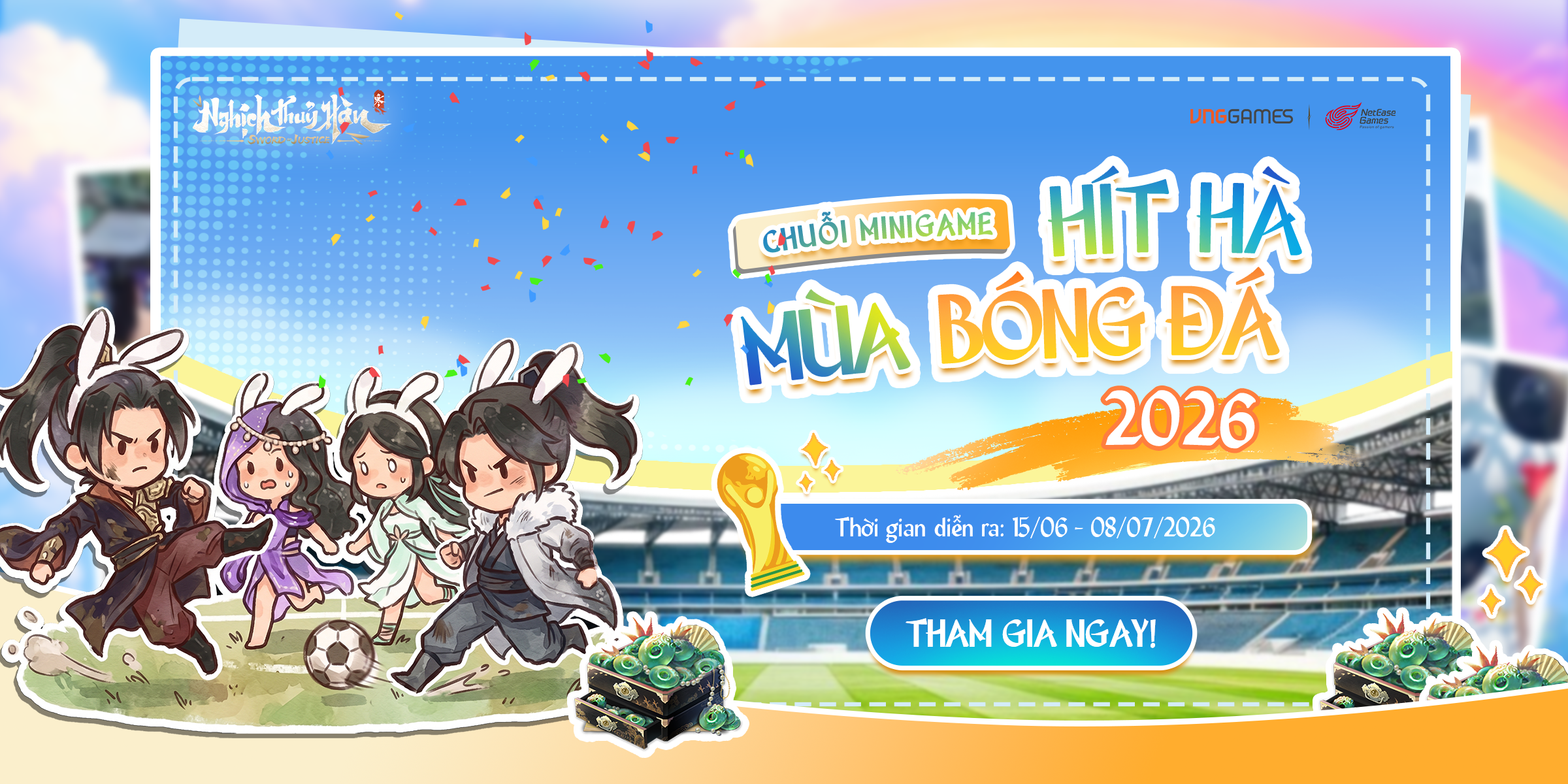 CHUỖI MINIGAME HÍT HÀ NHỊP MÙA BÓNG ĐÁ
