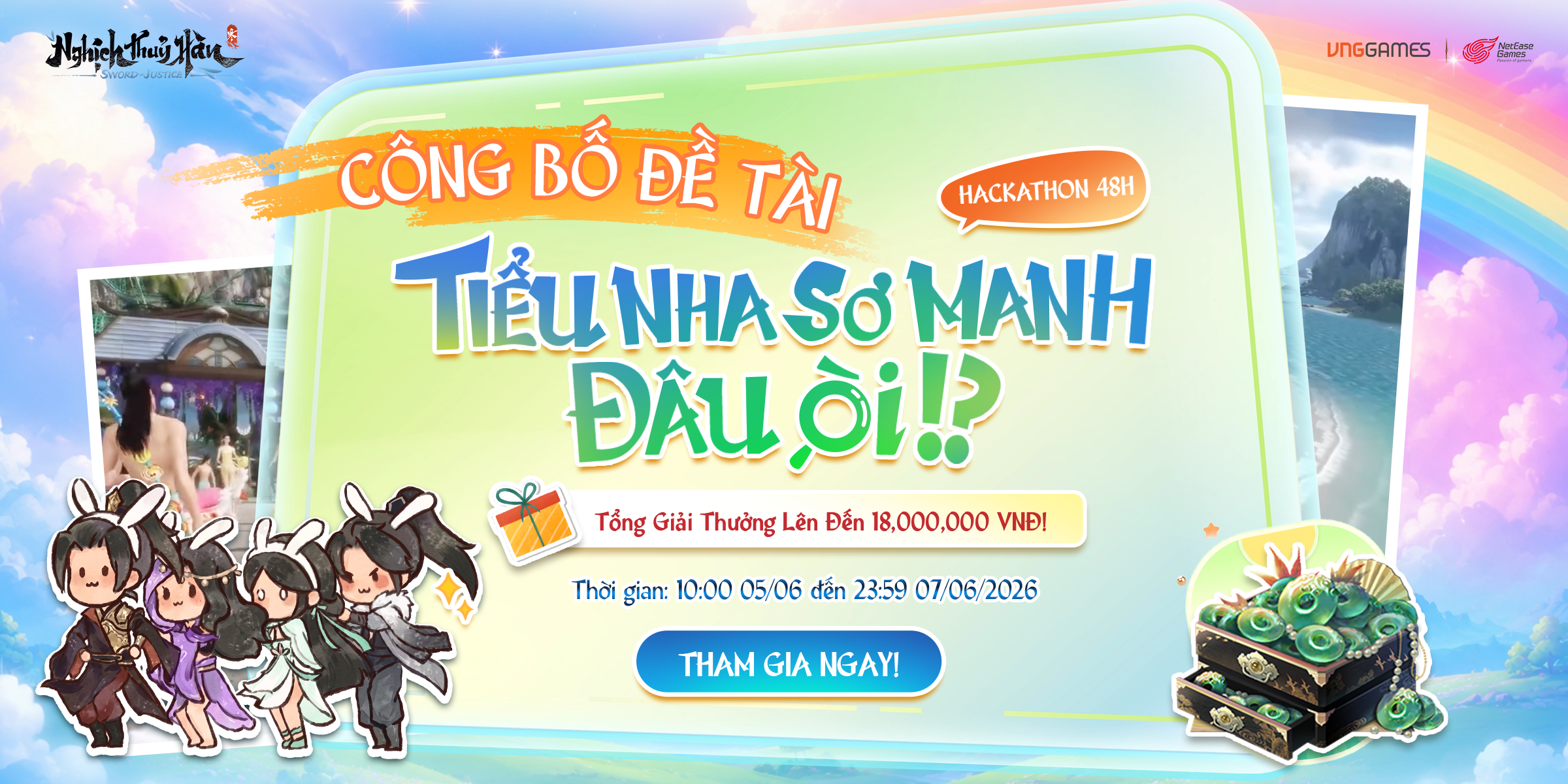 CHÍNH THỨC CÔNG BỐ ĐỀ BÀI HACKATHON 48 TIẾNG: TIỂU NHA SƠ MANH ĐÂU ÒI!?
