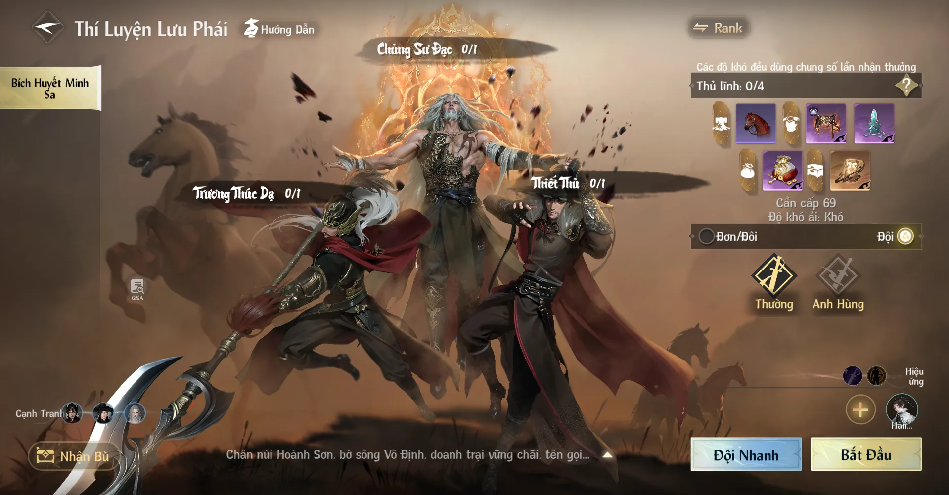 THÍ LUYỆN LƯU PHÁI: BÍCH HUYẾT MINH SA - ĐỠ ĐÒN HOẶC ĂN ĐÒN LÀ DO THIẾU HIỆP CHỌN