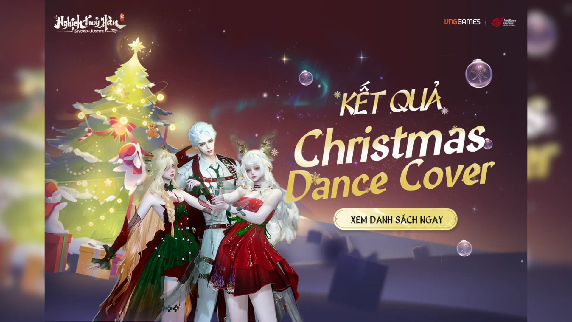 CÔNG BỐ KẾT QUẢ SỰ KIỆN CHRISTMAS DANCE COVER