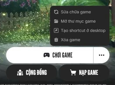 Tính năng Sửa chữa game trên Level Up