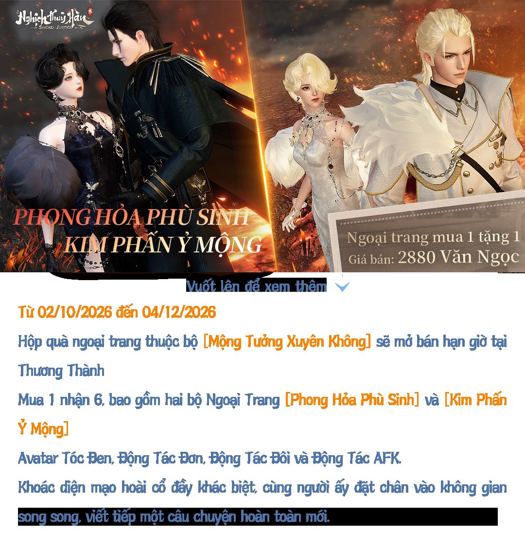 Hộp Quà Ngoại Trang [Mộng Tưởng Xuyên Không] & Loạt Ngoại Trang Mới Ra Mắt 02/10