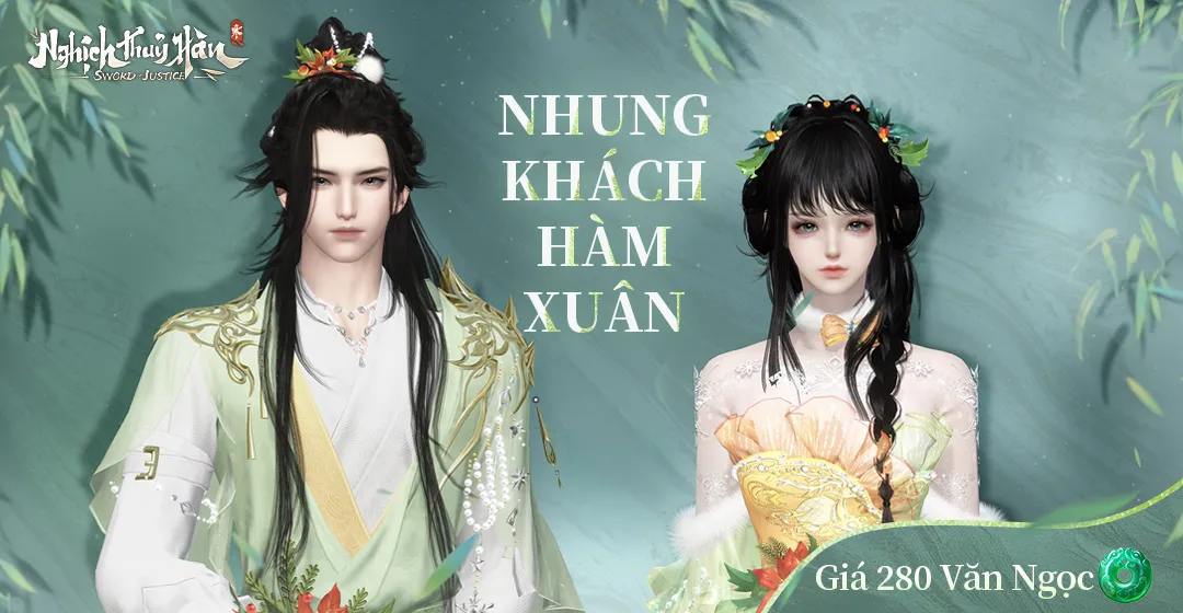 HÉ LỘ NGOẠI TRANG MỚI!!! NHUNG KHÁCH HÀM XUÂN – GIÓ ẤM GỌI MÙA, HƯƠNG NON DẪN LỐI