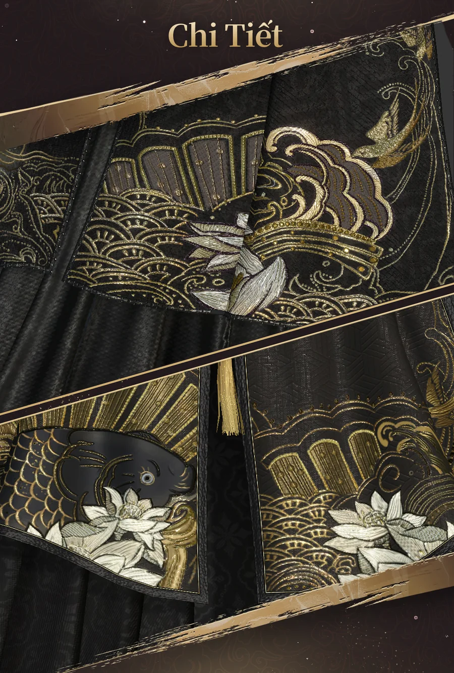 Thiên Tung - Chi tiết đường thêu