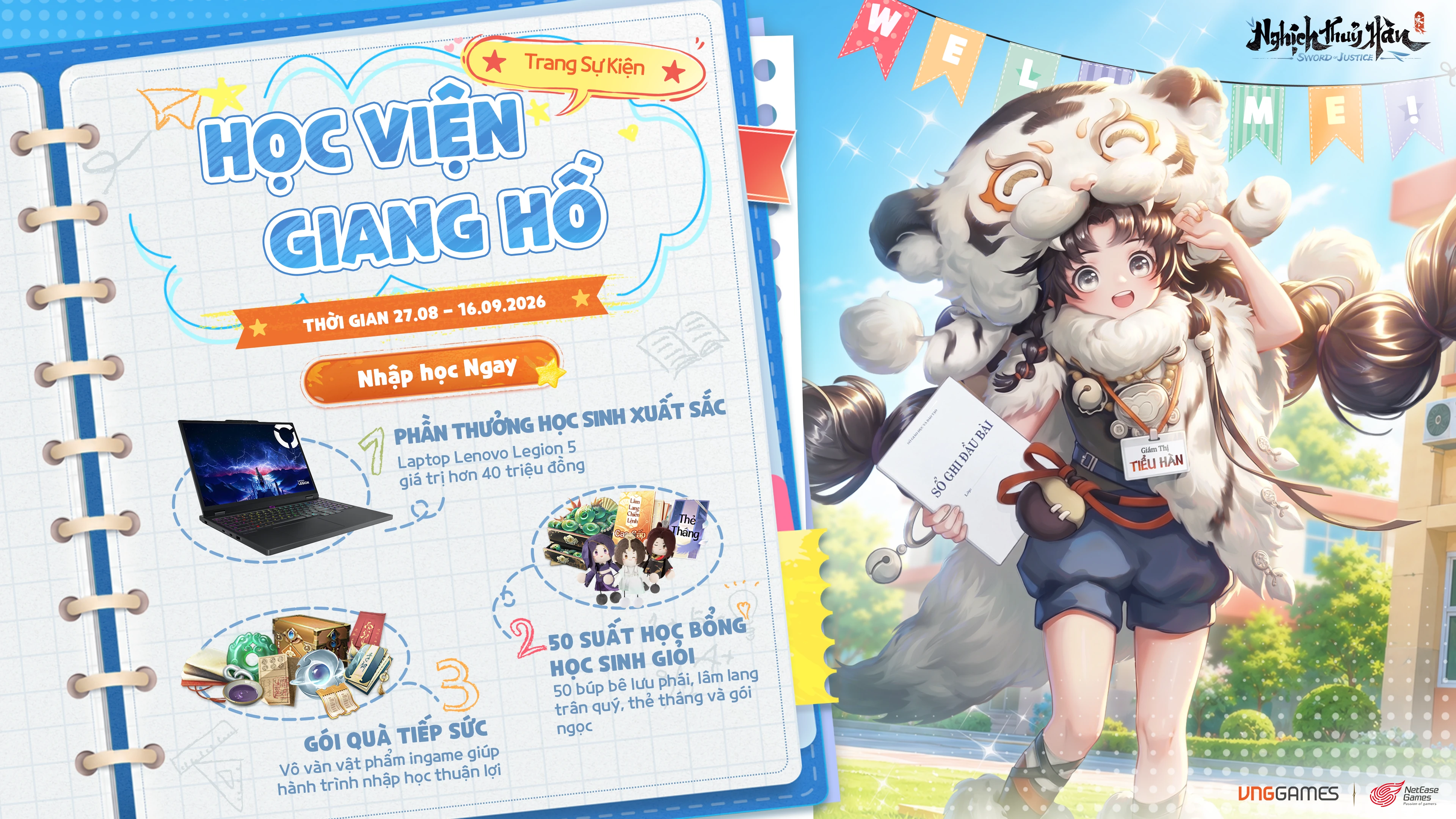 Thể Lệ Sự Kiện Học Viện Giang Hồ