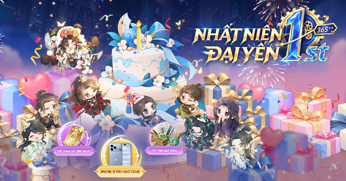 THỂ LỆ TRANG SINH NHẬT NHẤT NIÊN ĐẠI YẾN