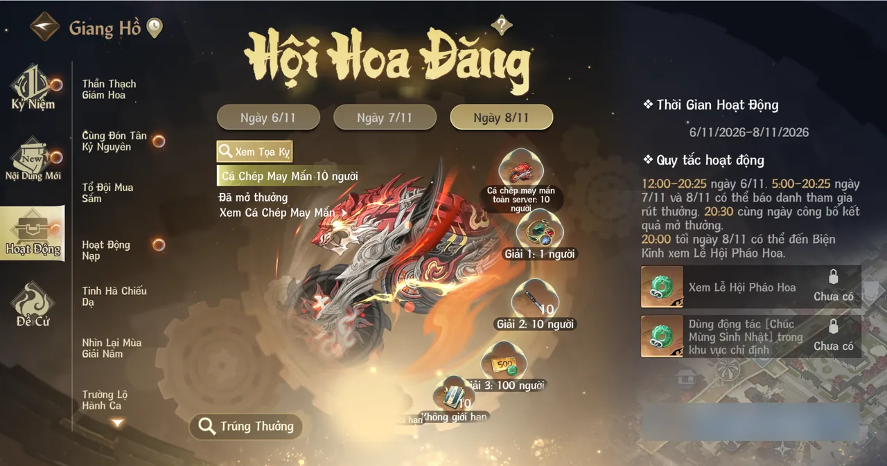 Hội Hoa Đăng · Ngày 8/11