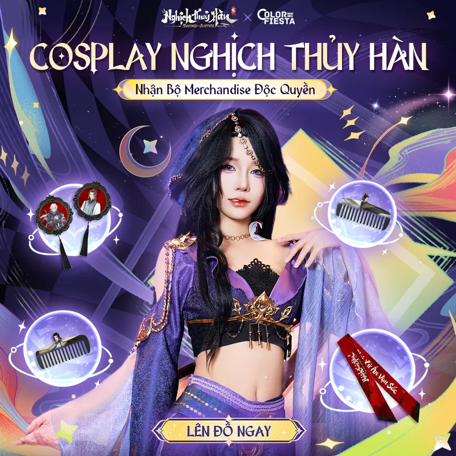 Cosplay Nghịch Thủy Hàn nhận Bộ Merchandise Độc Quyền