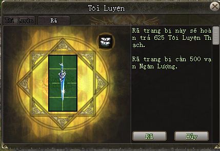 Rã trang bị Tôi luyện 2