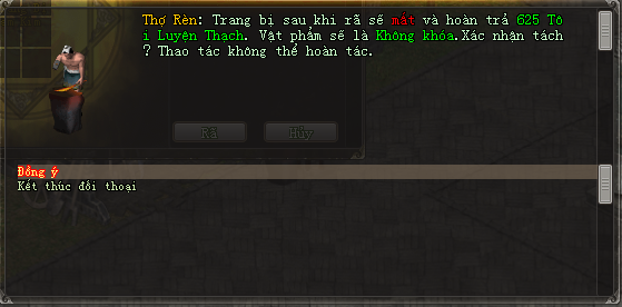 Rã trang bị Tôi luyện 3